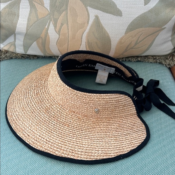 Helen Kaminski Mita Raffia Visor - Picture 2 of 8